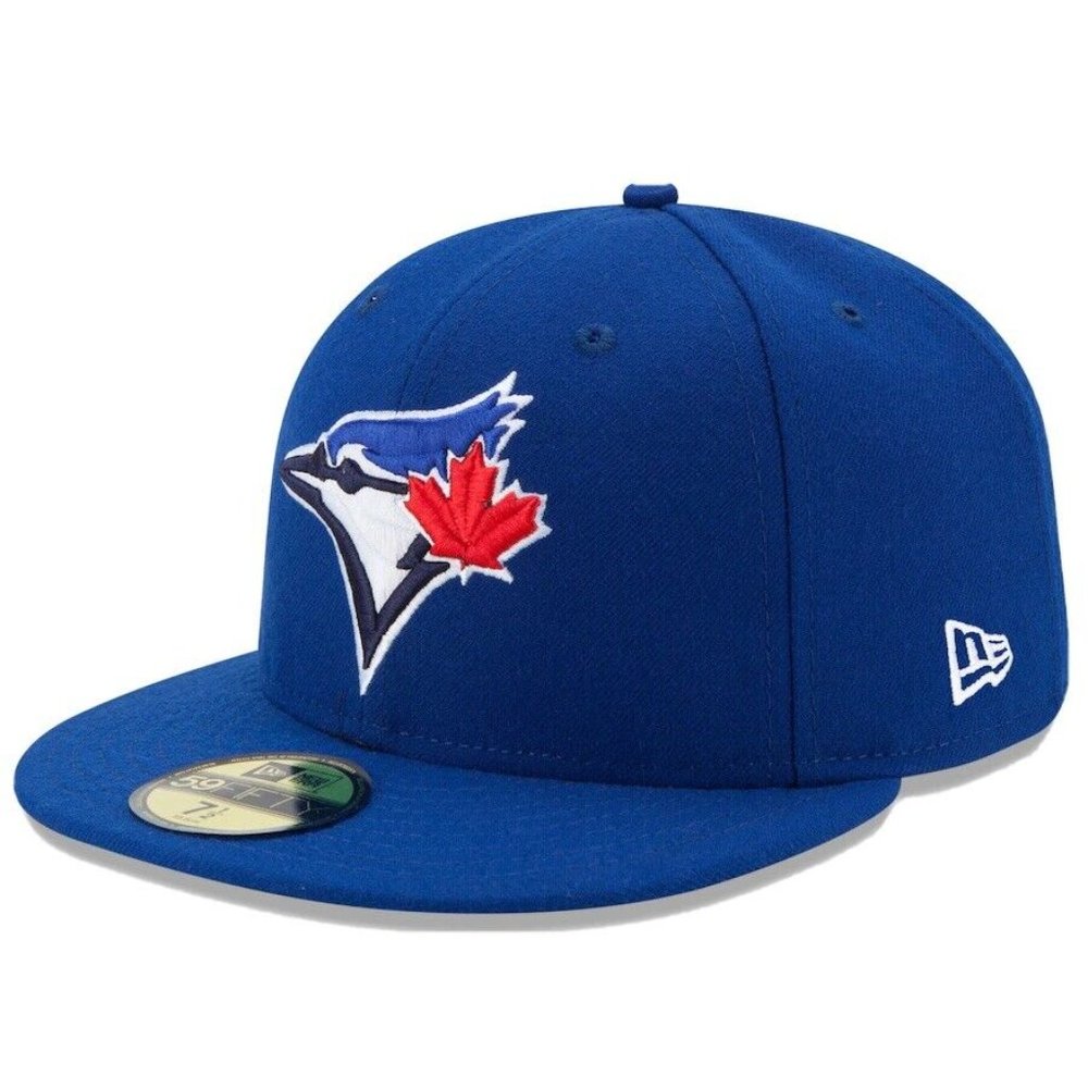 MLB New Era Toronto Blue Jays Fitted 59FIFTY Men’s Baseball Hat Blue New